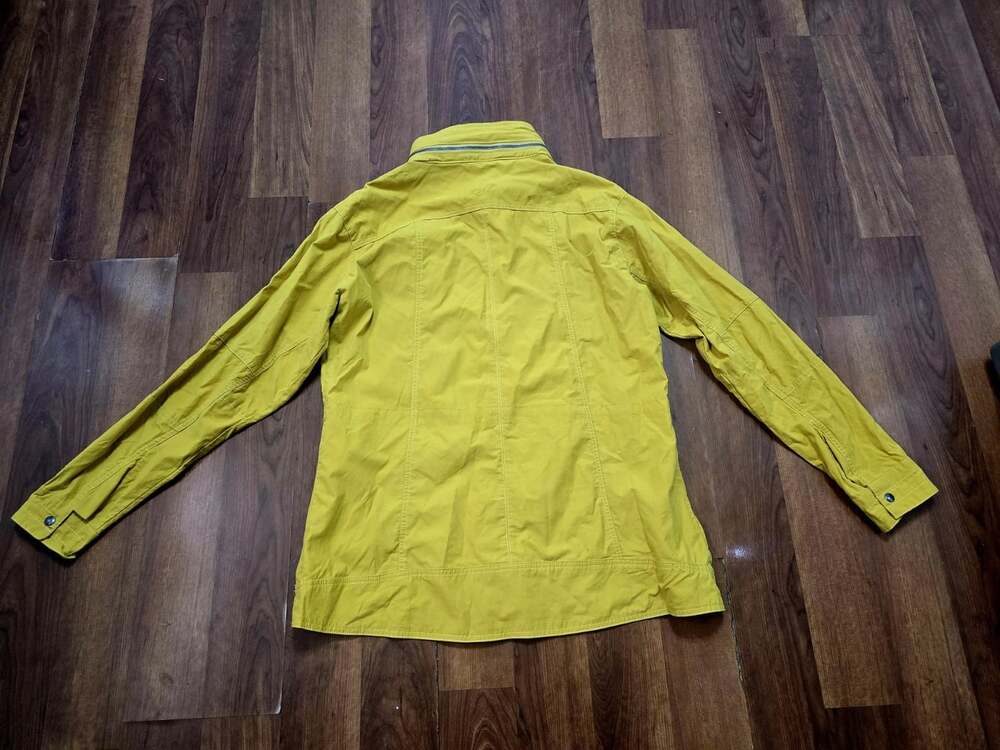 Kuhl Rekon Mustard Jacket Full Zip Hooded Utility Military Moisture-Wick Shacket - Picture 14 of 15